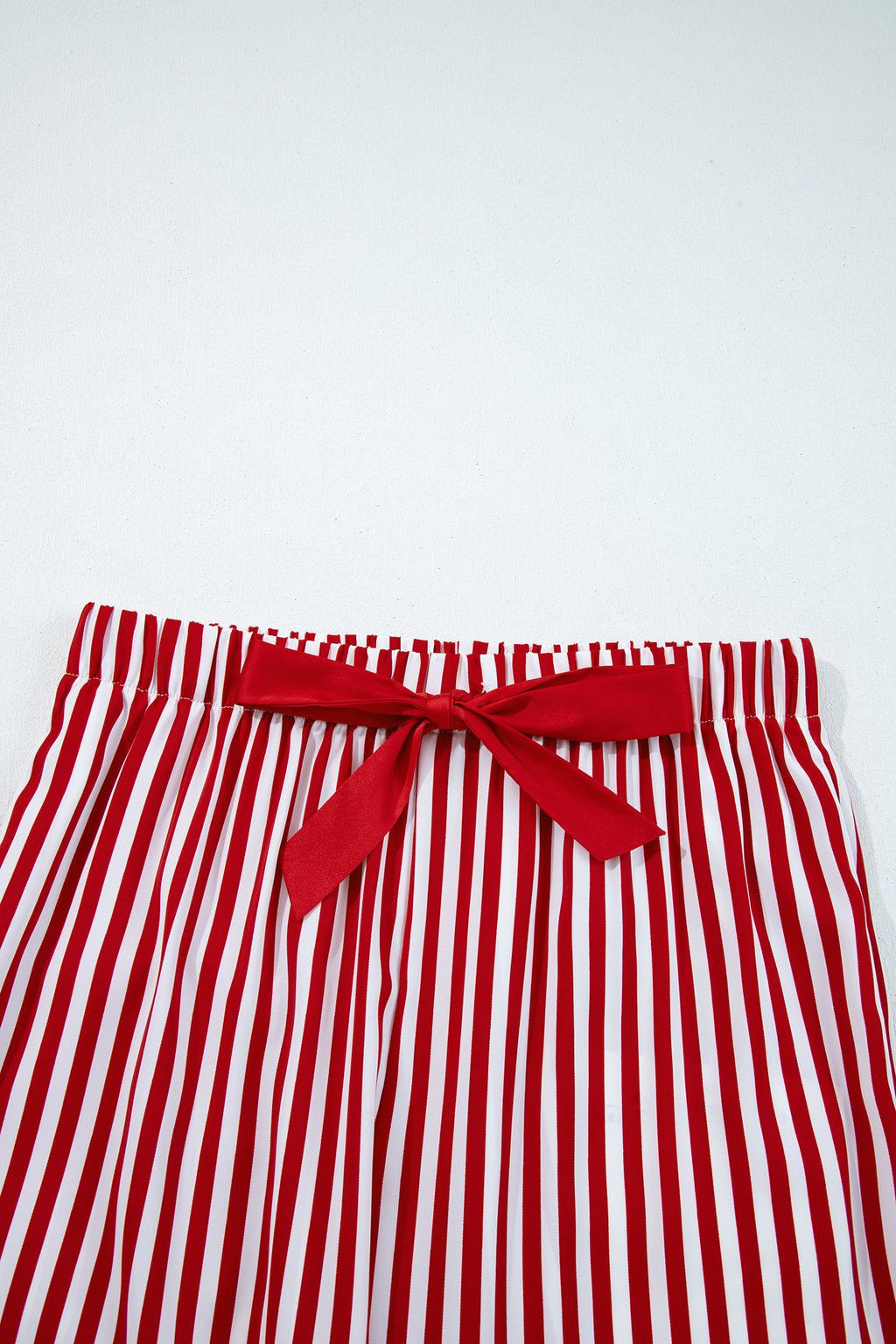 Red Stripe 2pcs Pajama Set