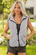 Striped Winter Vest