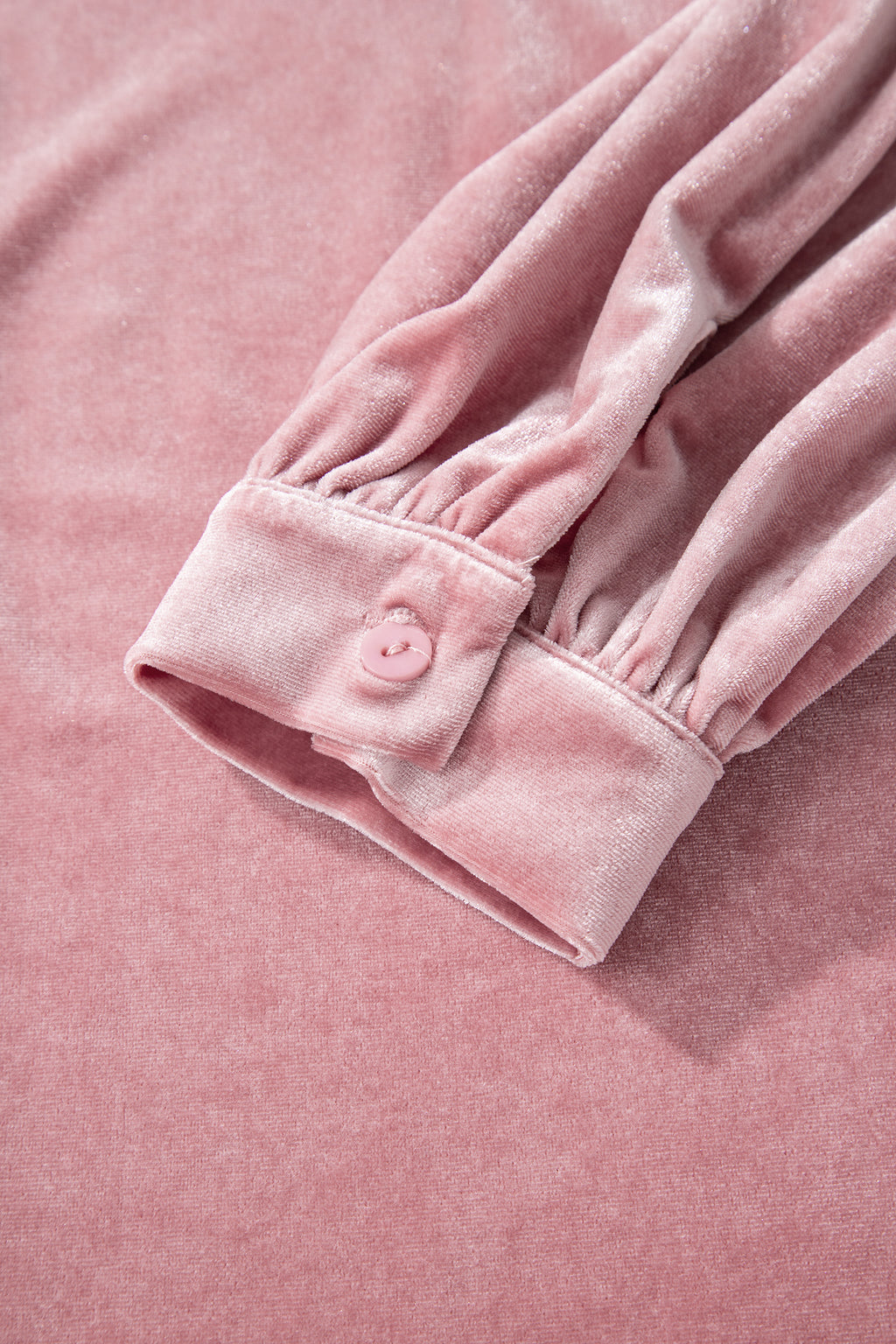 Fushia Velvet Bow Blouse