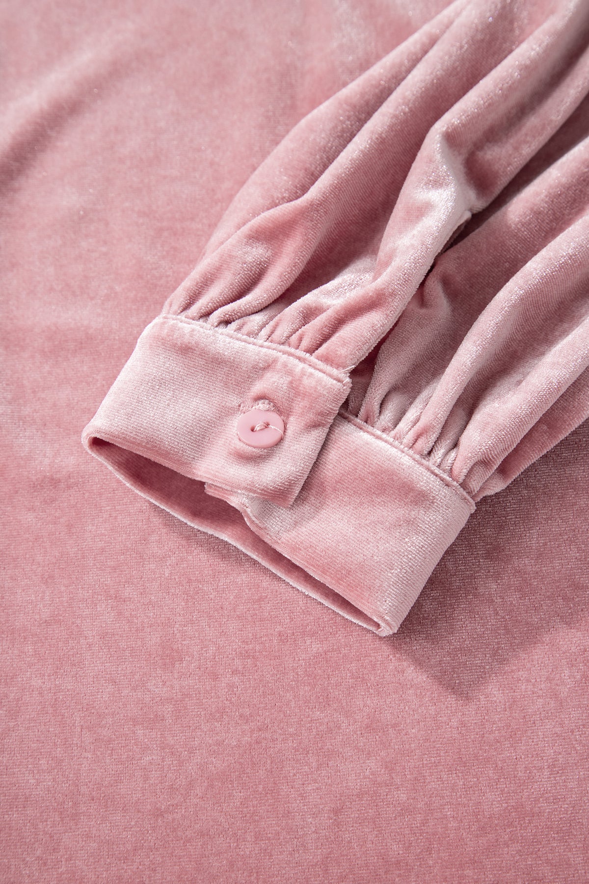 Fushia Velvet Bow Blouse