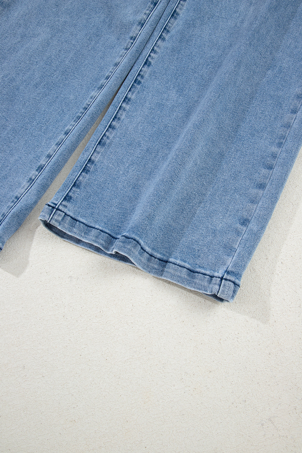 Dear-Lover Western Washed Bow Knot Sash Wide Leg Jeans, blue denim bottoms with bow detail and wide-leg cut, casual and stylish.
