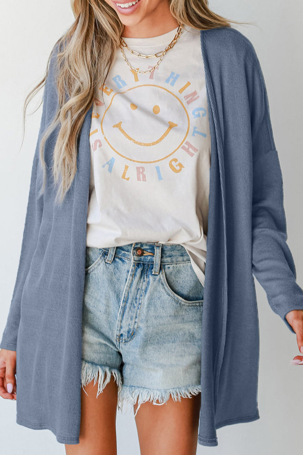 Blue Cardigan