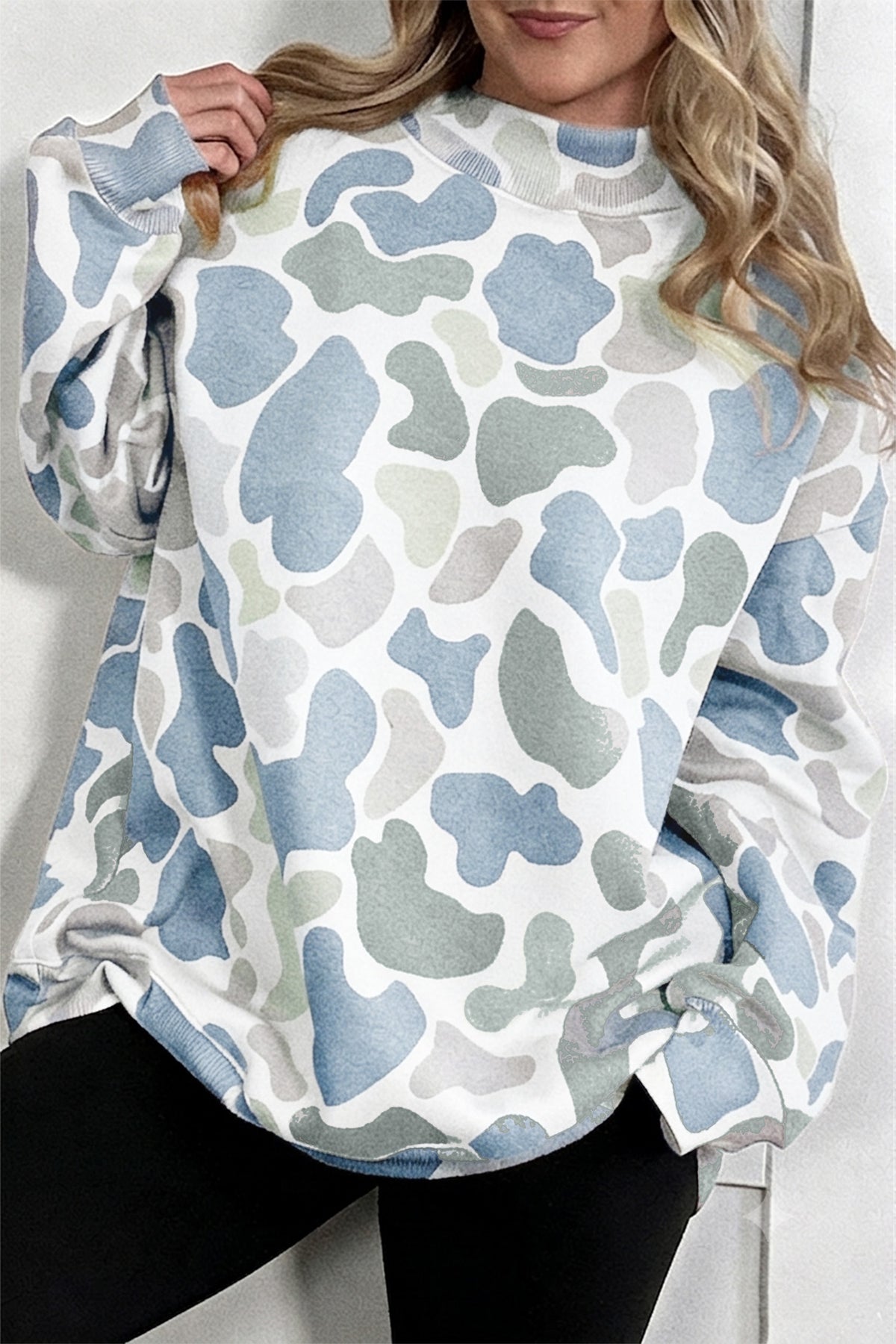 Western Camo Pullover Sweatshirt