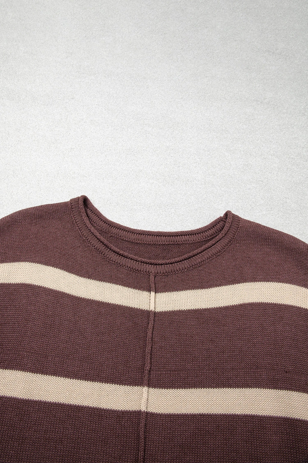 Western Stripe Short Sleeve Knit Top