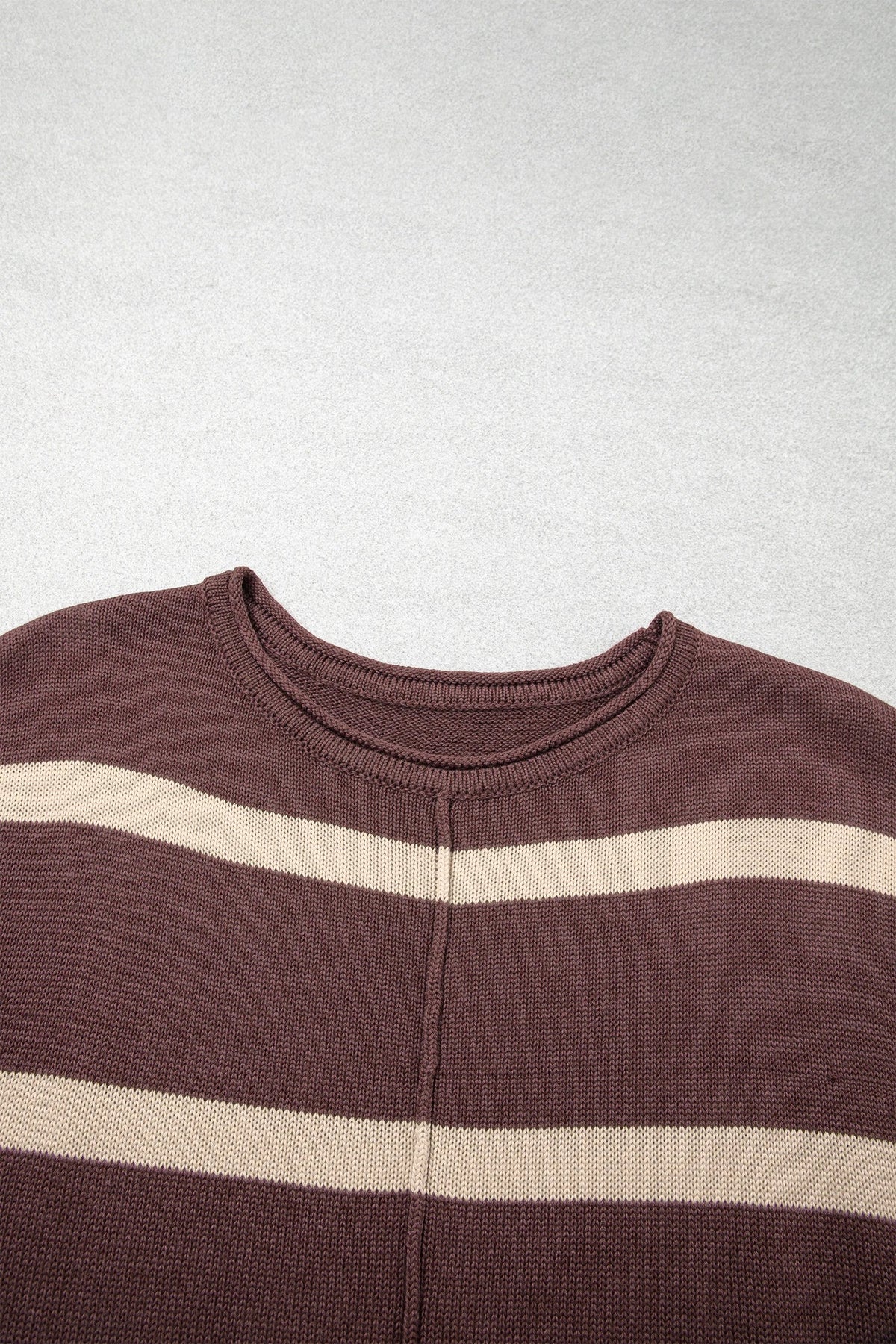 Western Stripe Short Sleeve Knit Top