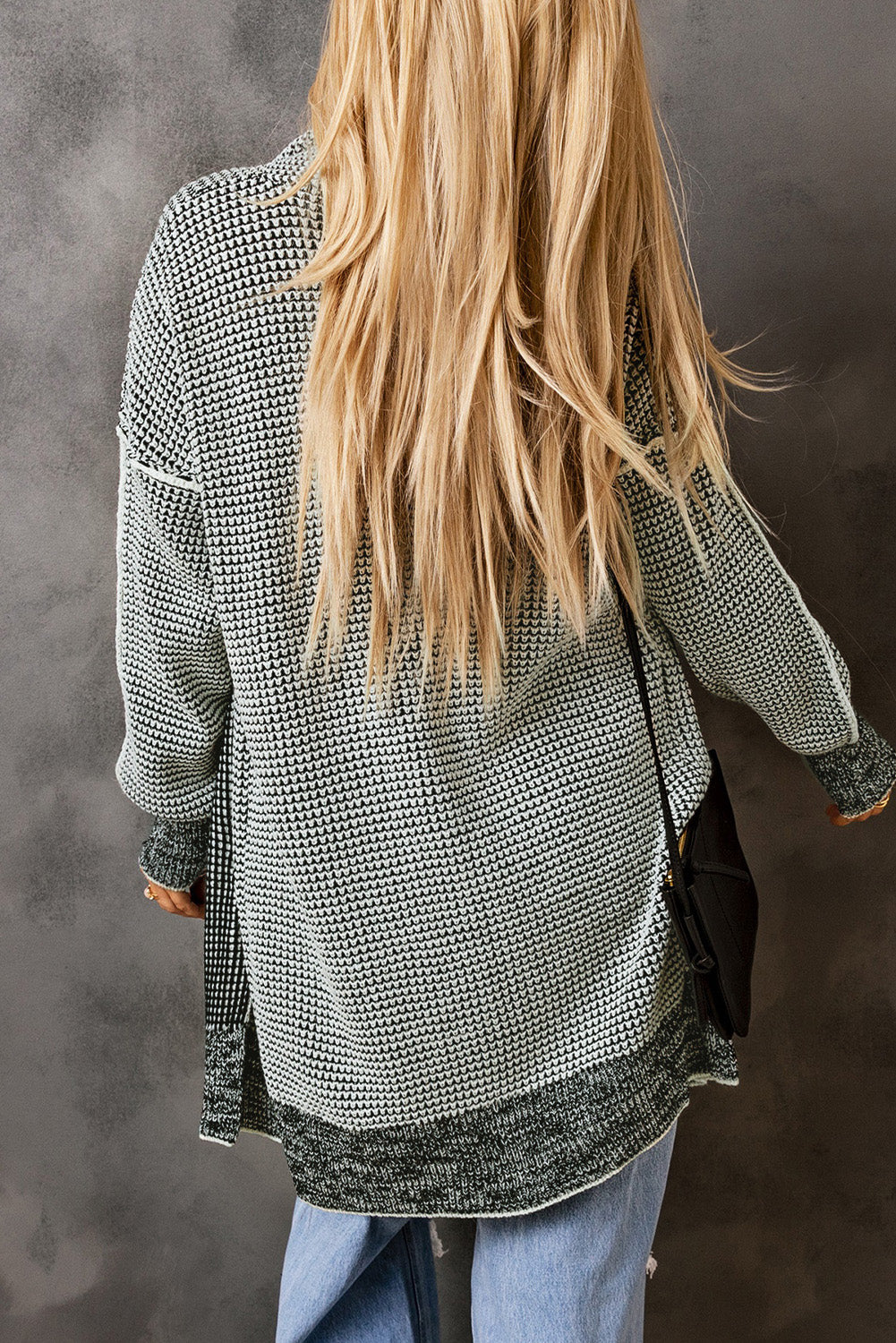 Long Open Front Cardigan