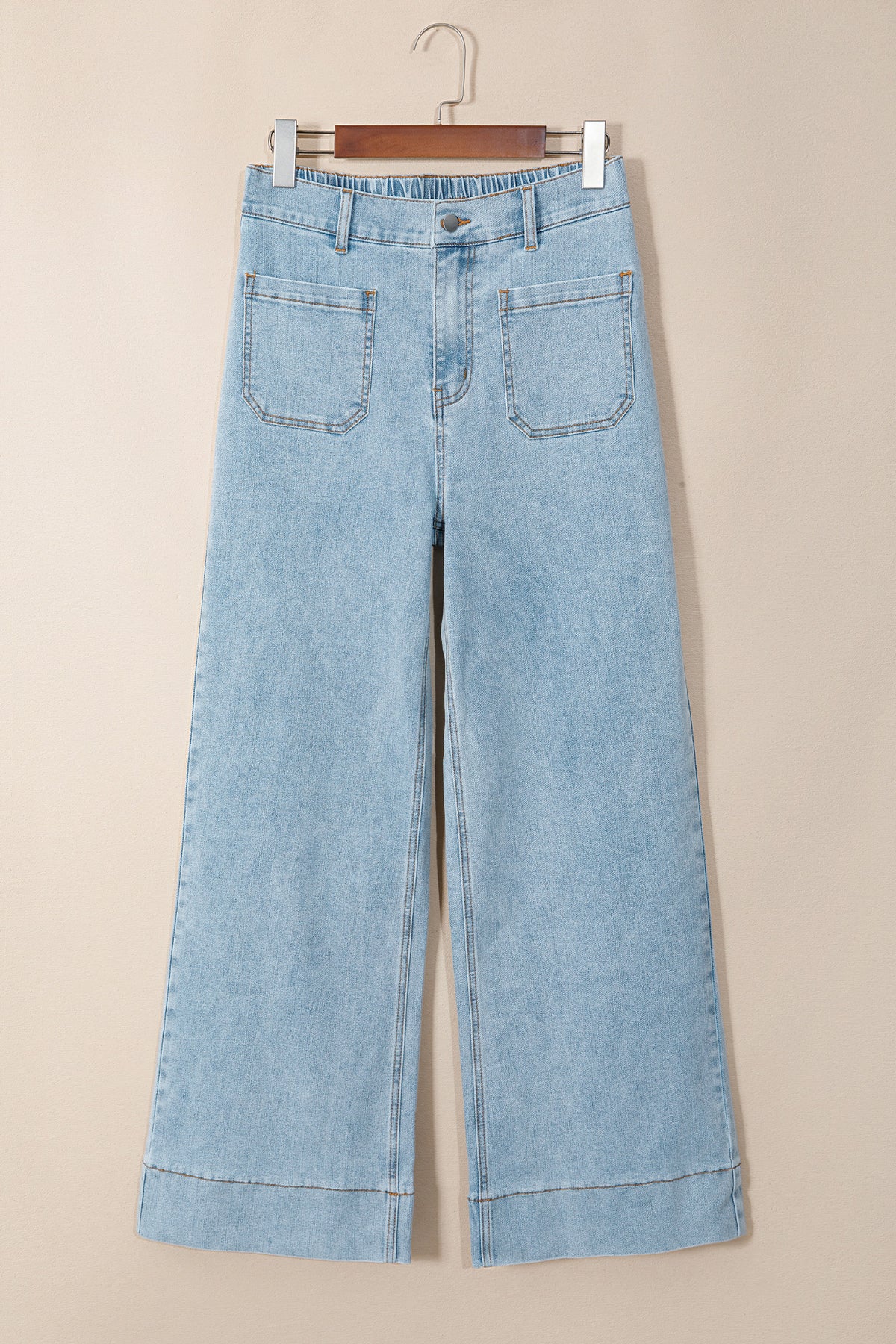 Beau Blue Pocket-Detail Jeans