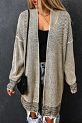 Long Open Front Cardigan