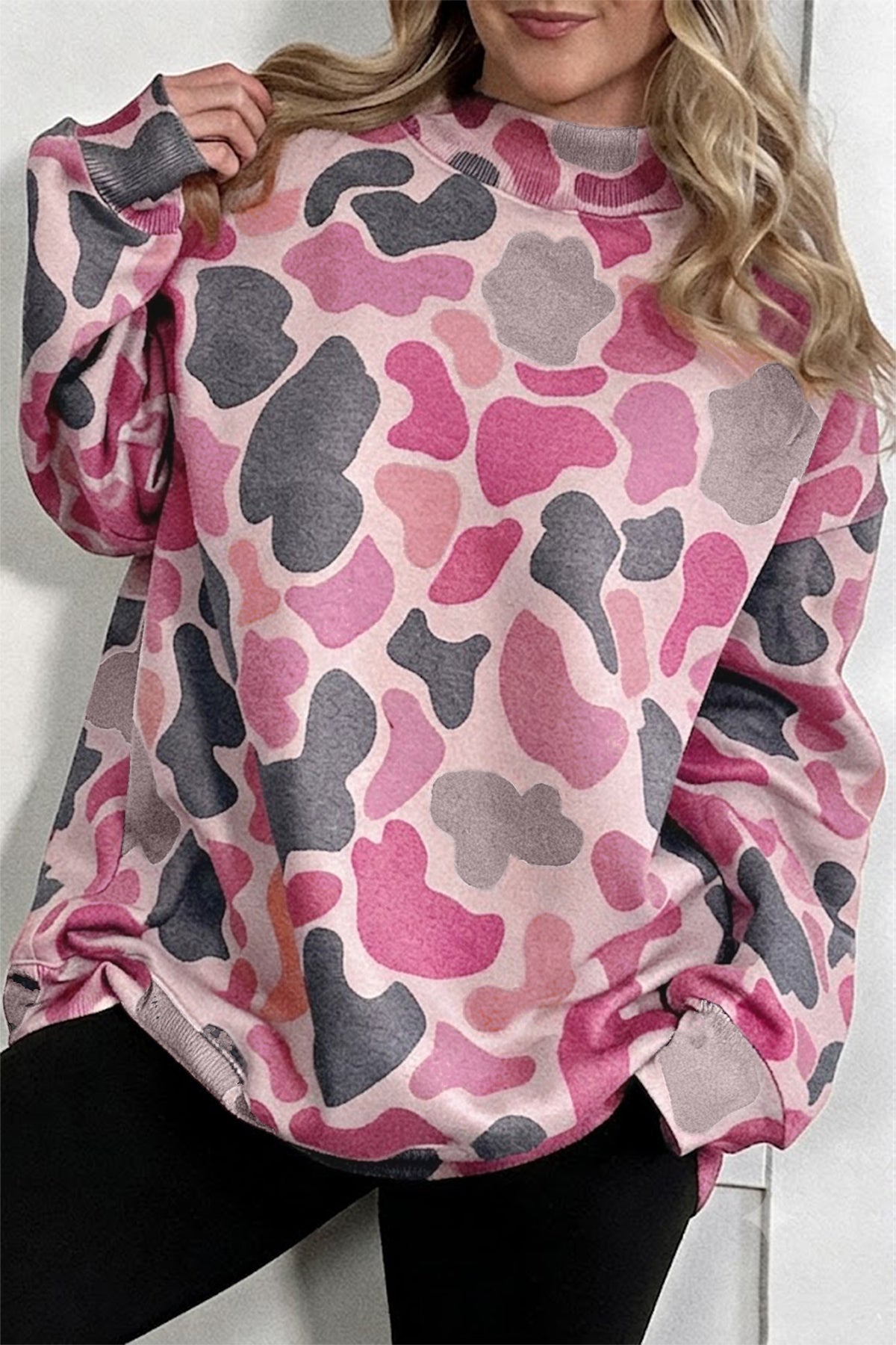 Western Camo Pullover Sweatshirt