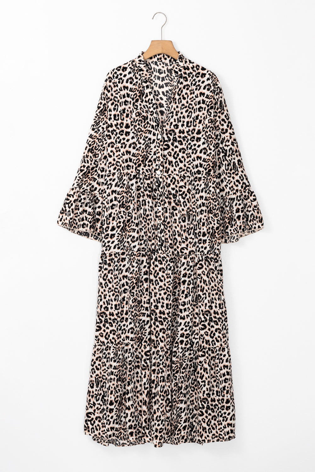 Leopard Print Maxi Dress