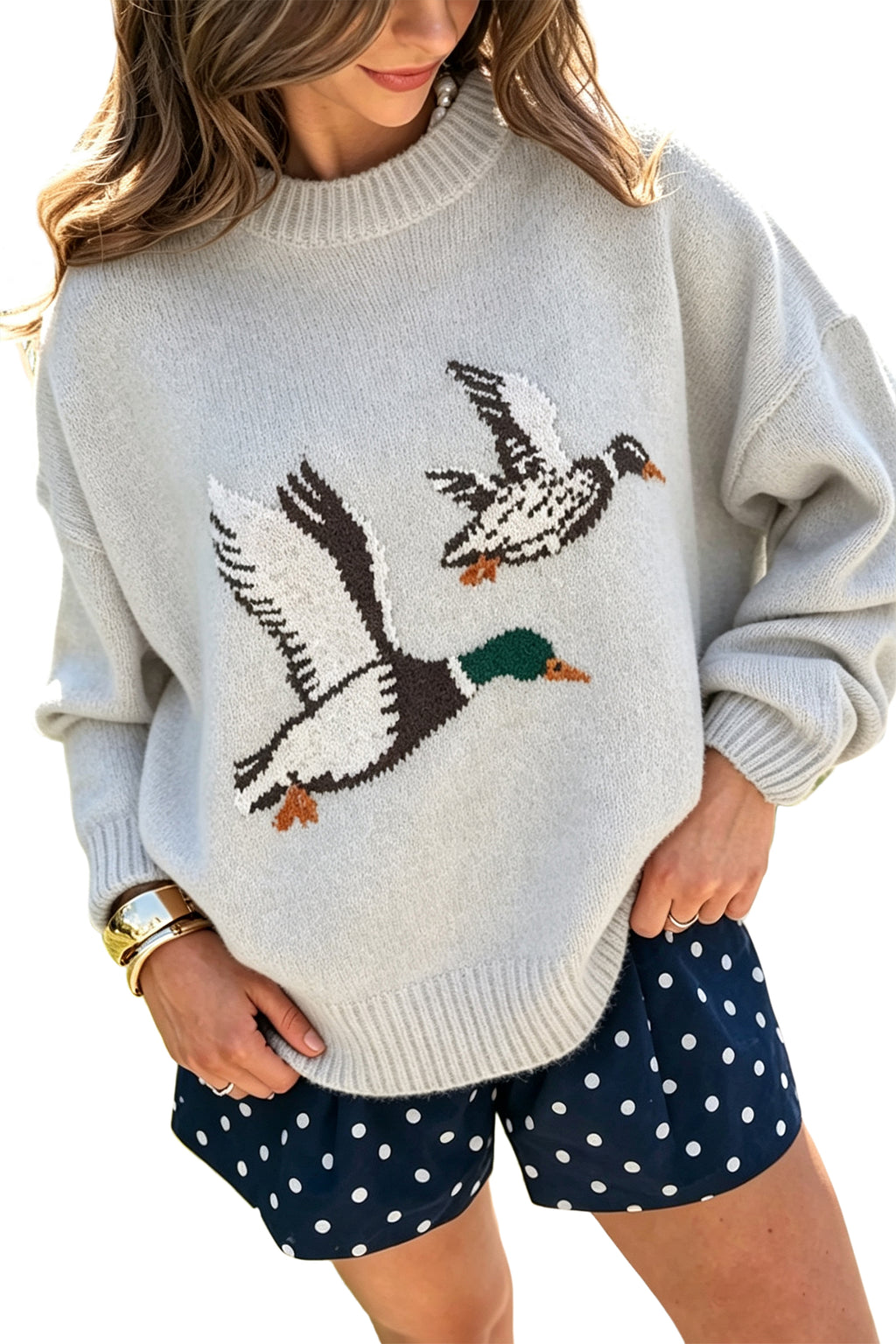 Flying Mallard Sweater