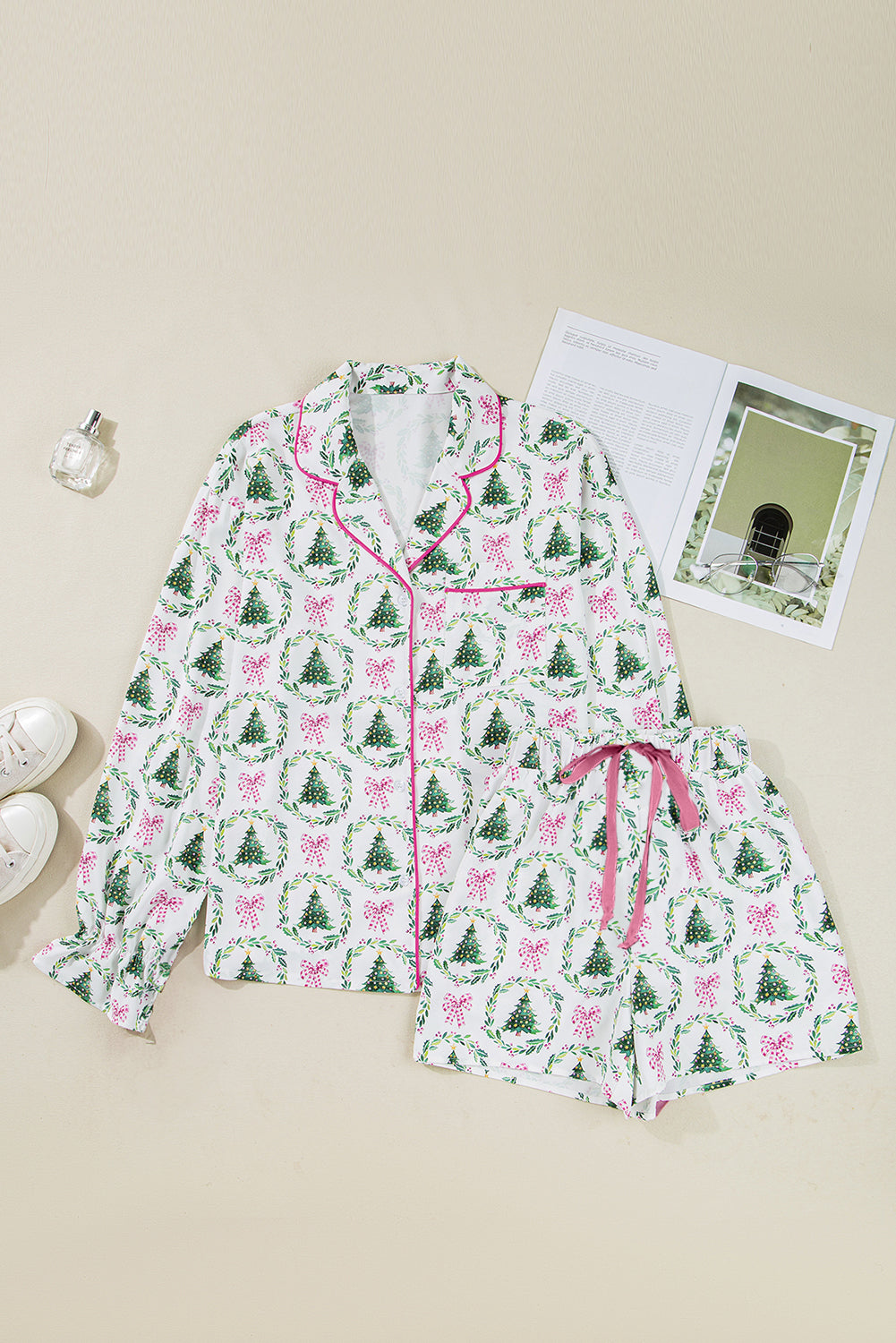 Christmas Pajama Short Set
