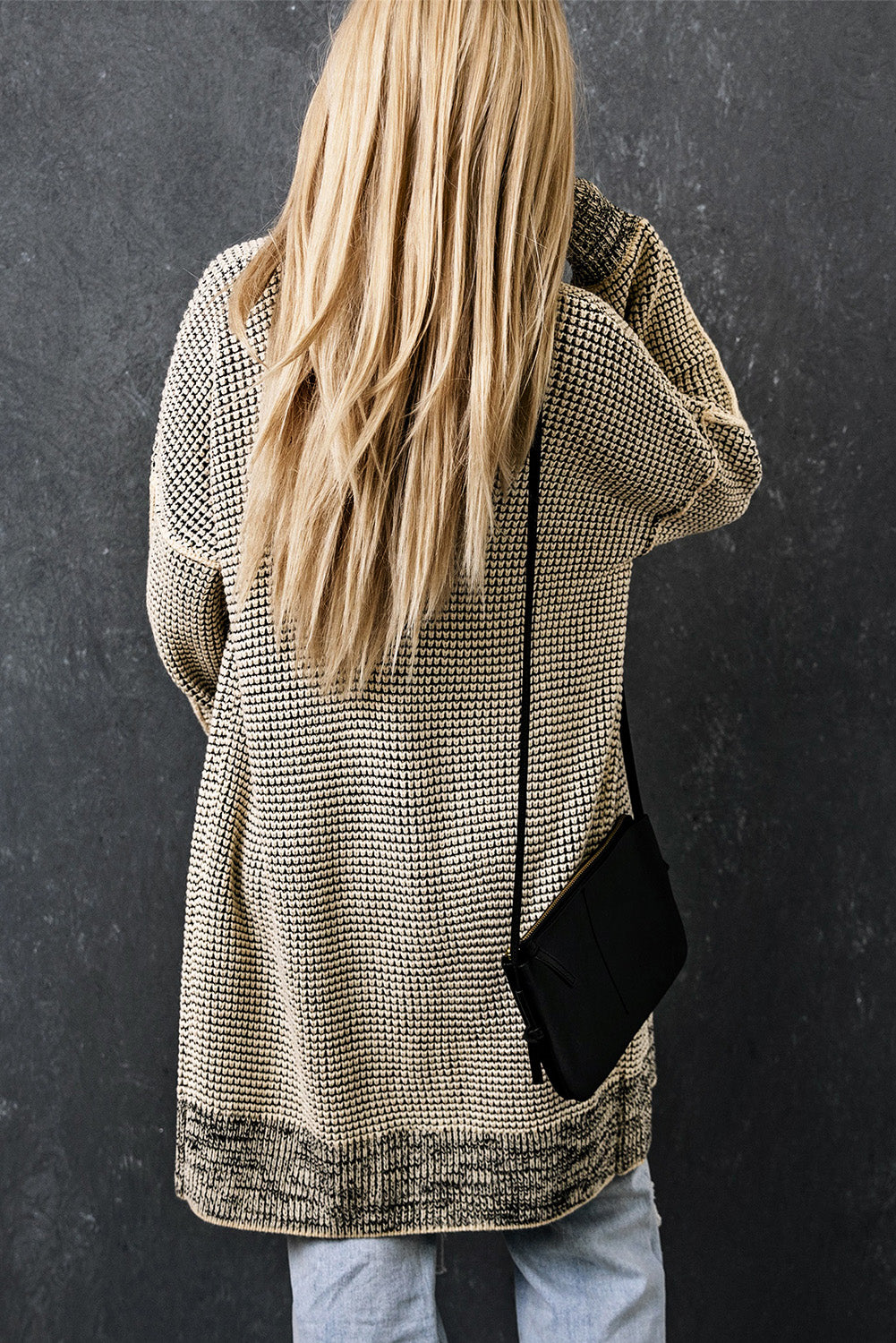 Long Open Front Cardigan