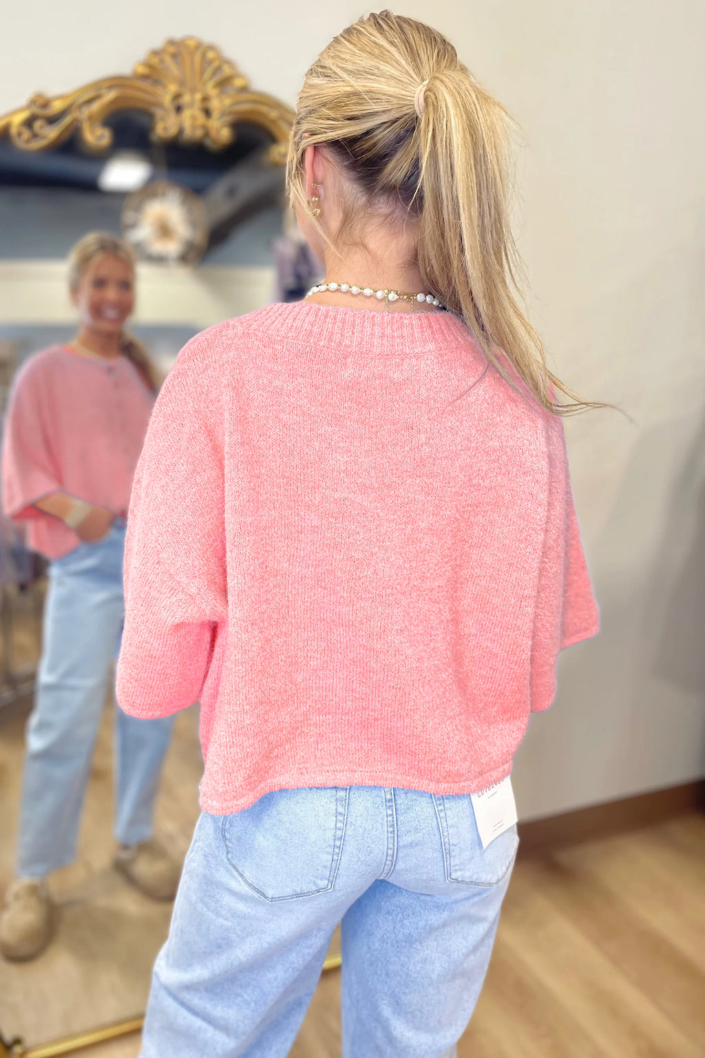 Lavendula Button-Down Knit Cardigan