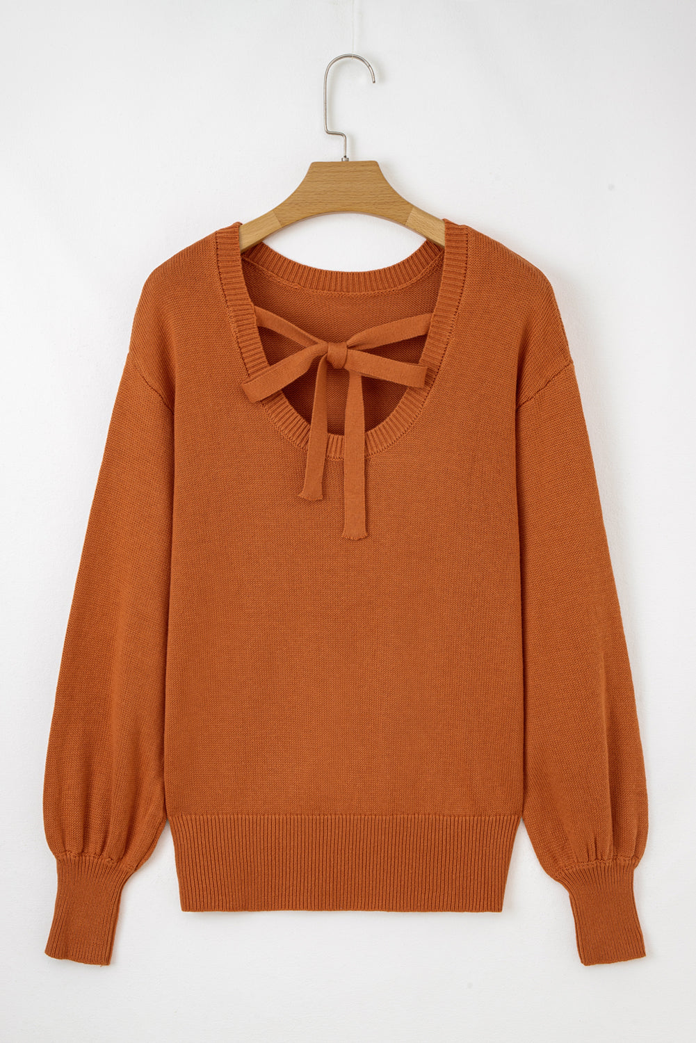 Gold Flame Drop-Shoulder Sweater