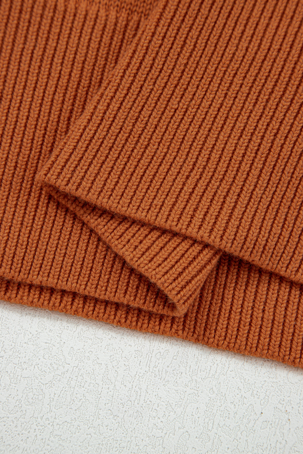 Gold Flame Drop-Shoulder Sweater