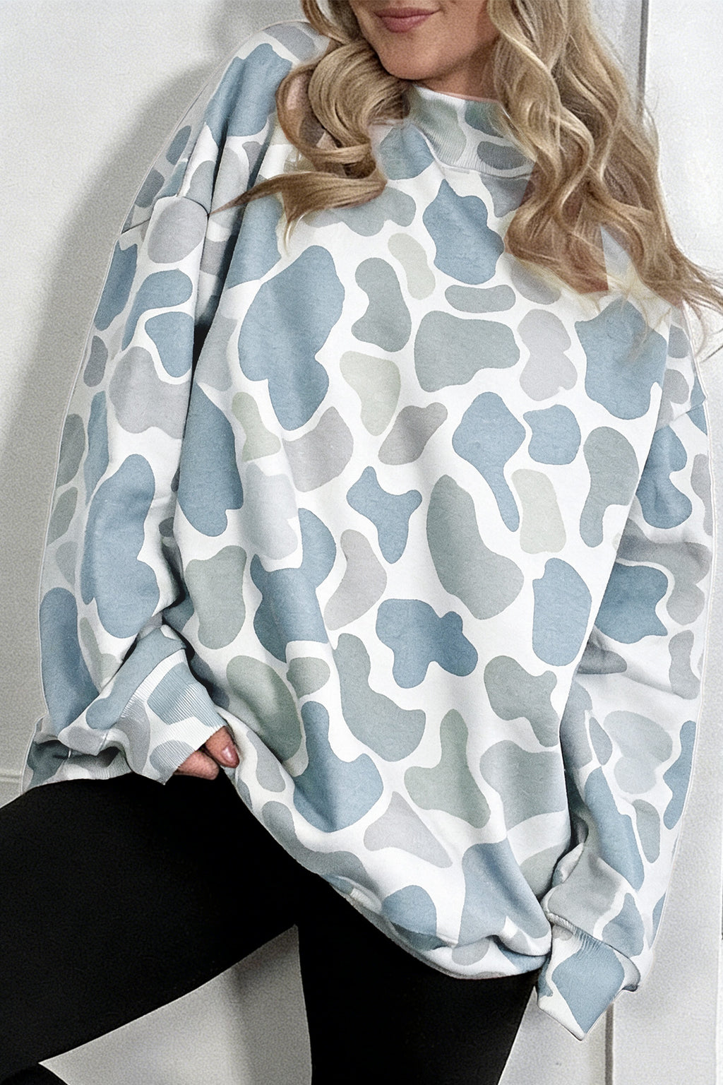 Western Camo Pullover Sweatshirt