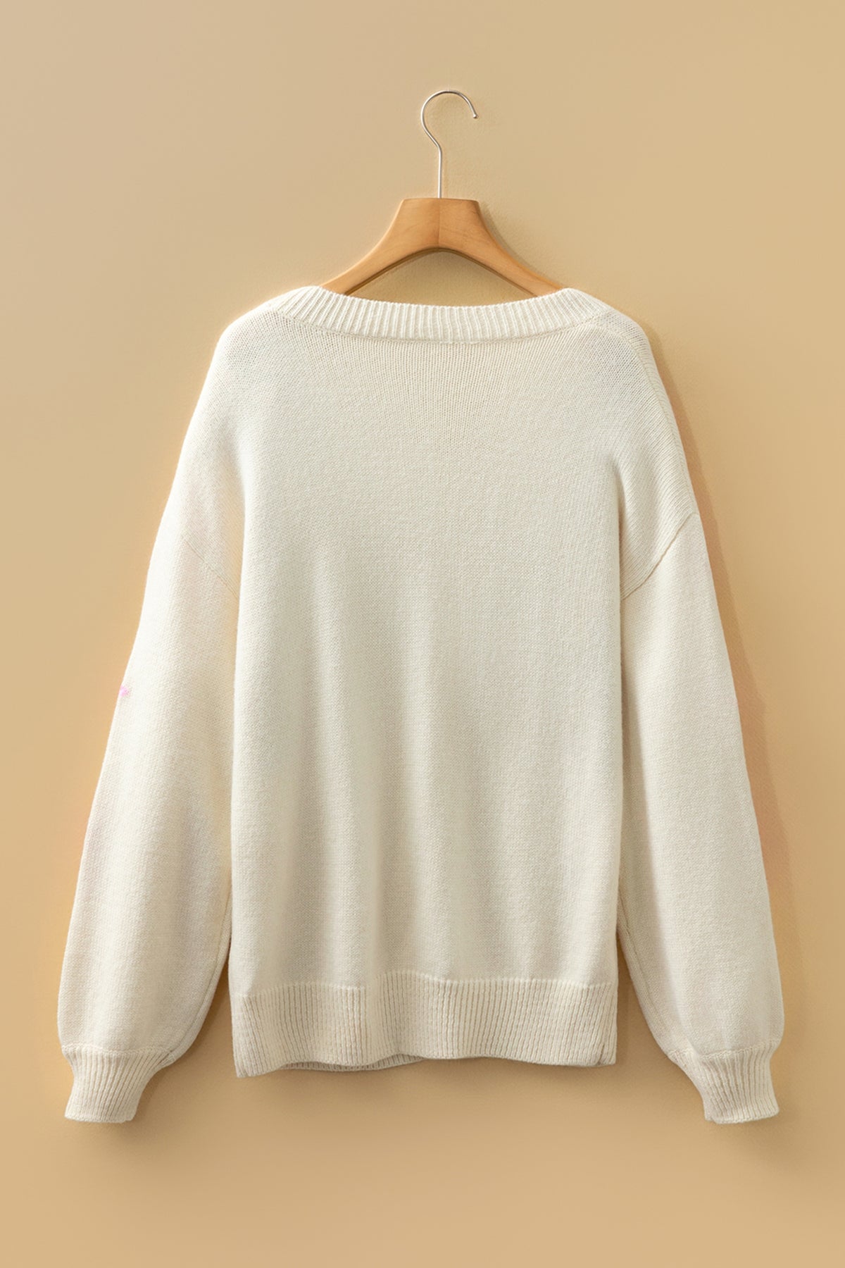 Floral Sleeve Sweater