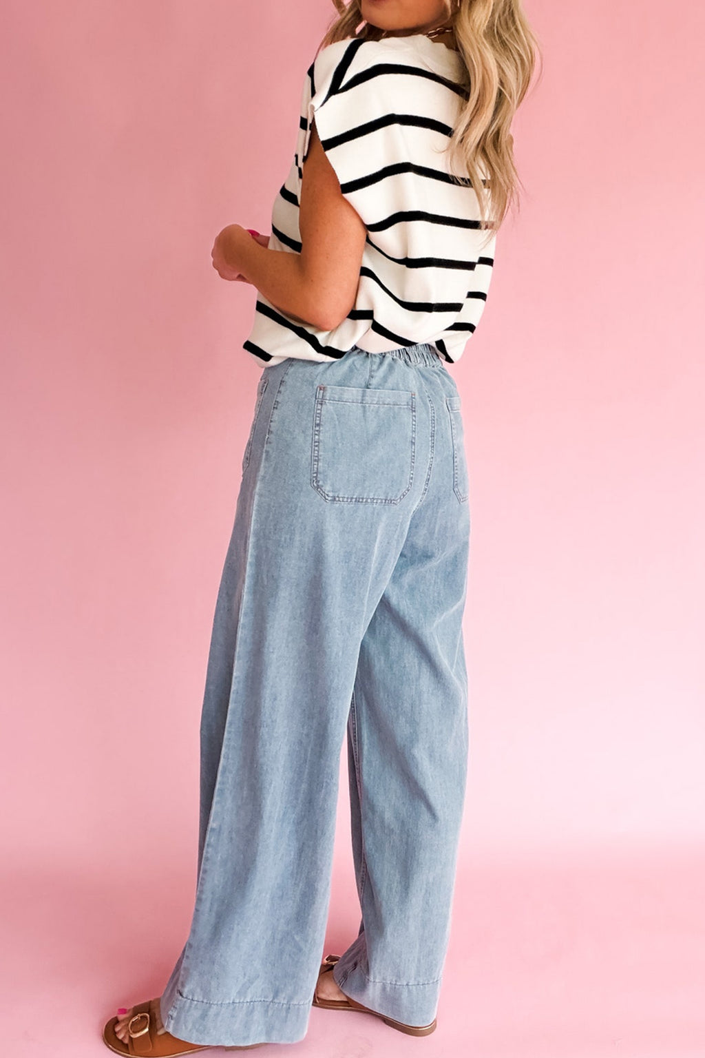 Beau Blue Pocket-Detail Jeans
