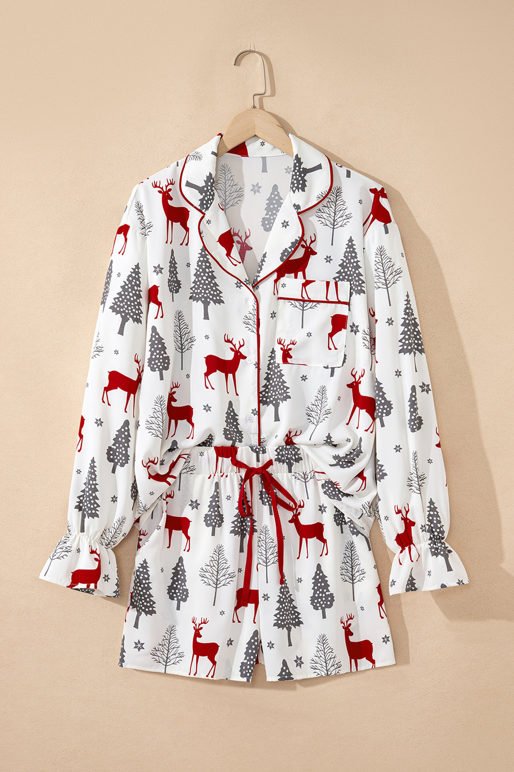 Christmas Pajama Short Set