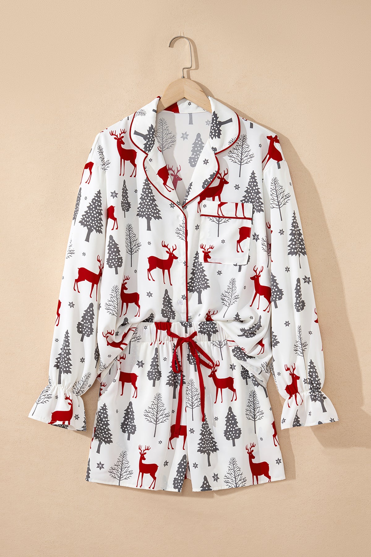 Christmas Pajama Short Set