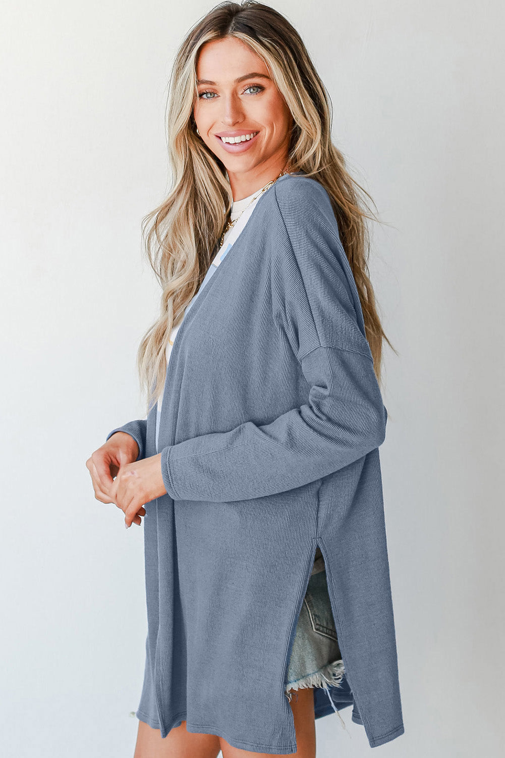Blue Cardigan