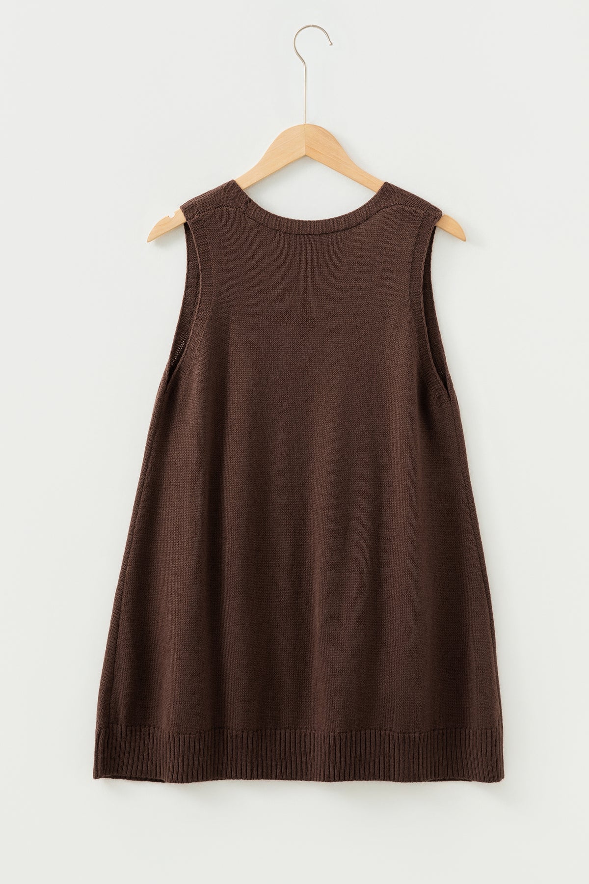 Jet Stream Ribbed Tunic Sweater Vest