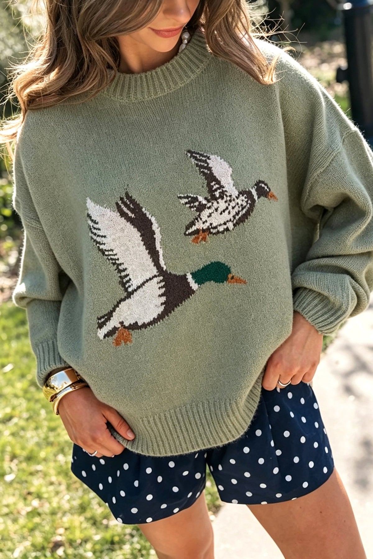 Flying Mallard Sweater
