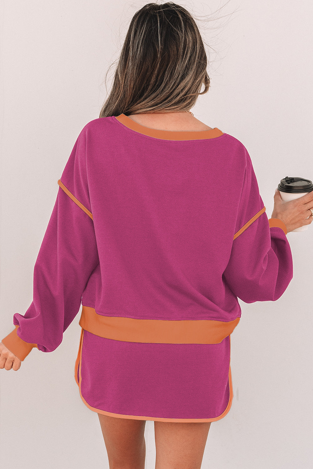 Evergreen Contrast Skort Set