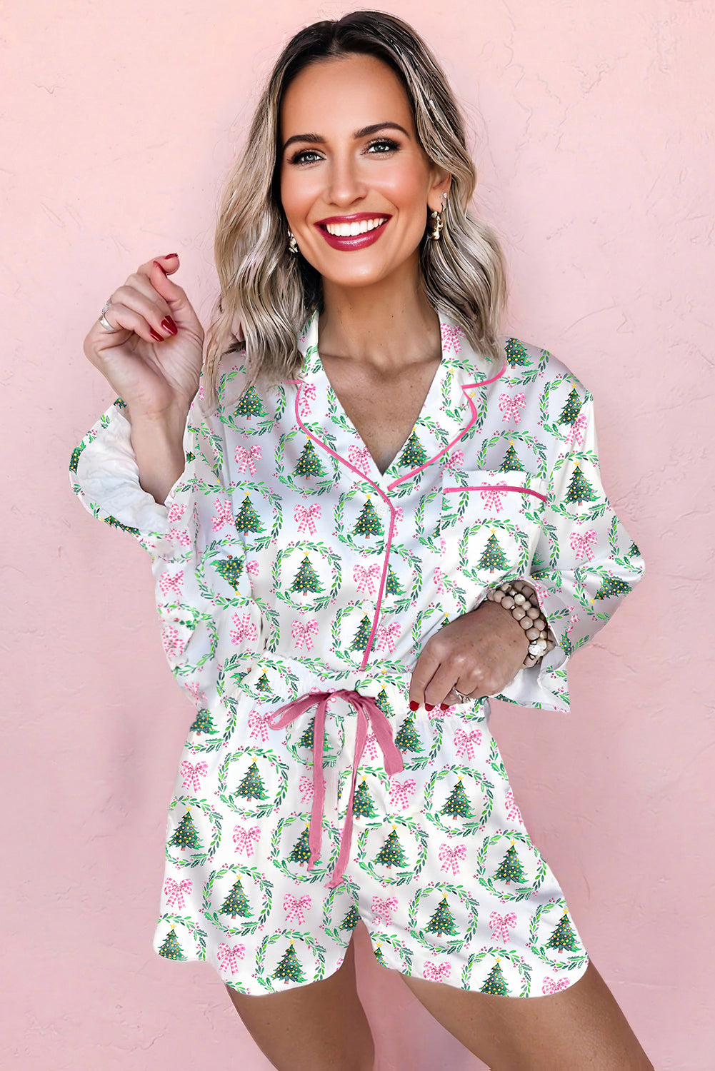 Christmas Pajama Short Set